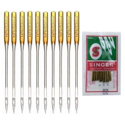 40# 10pcs Big Eye Sewing Machine Universal Regular Useful