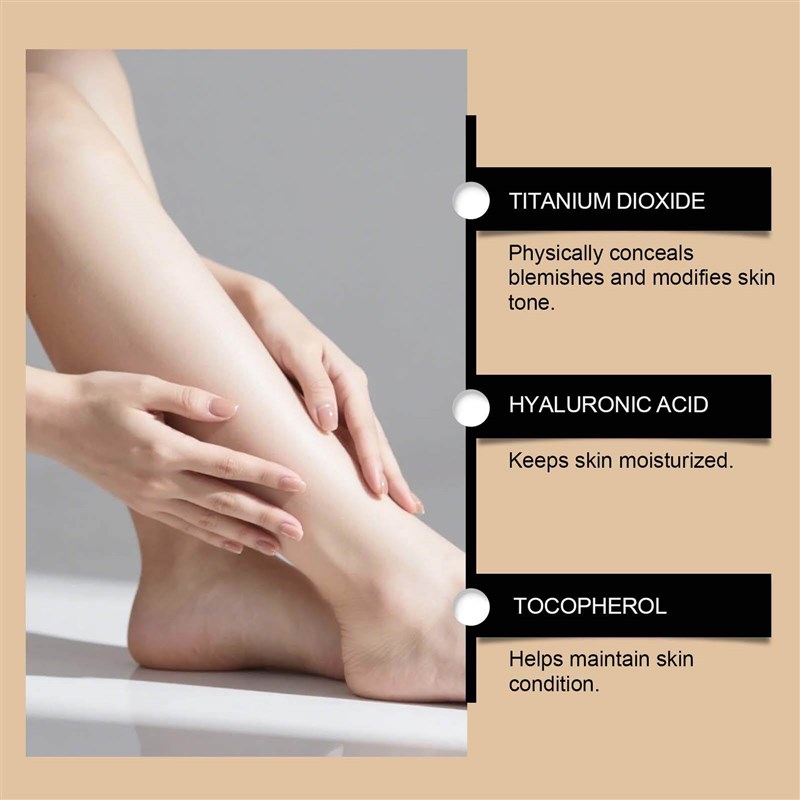 OCEAURA Natural Leg Concealer Foundation - A naturally fitti - 实物图