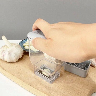 1PC Detachable Garlic Slicer Kitchen Tool ABS+Stainless Stee
