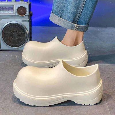 Mens Outdoor Ins Tide Increased Big Head Shoes Summer Tide