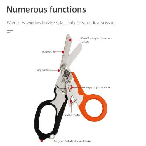 Tactical Multifunction Scissor For Leatherman Raptors First