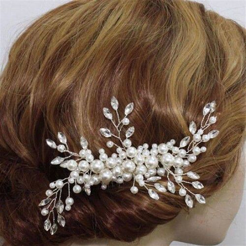 Bridal Handmade Alloy Hair Comb Luxurious Alloy Hair