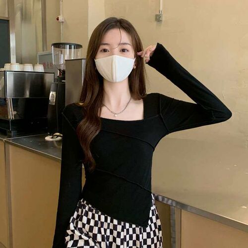 Bottoming Shirt Womens Autumn and Winter New Spice Girl Sli