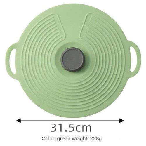 Bowl Lid Anti-scald Fresh-keeping Purple Pot Cover Oil