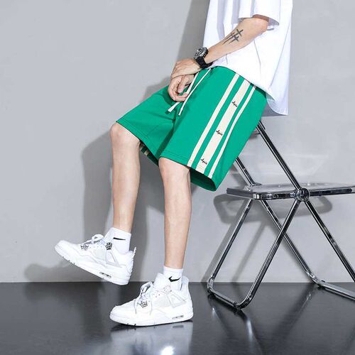 Summer New Arrival Shorts Mens Pull Rope Micro-elastic Loos