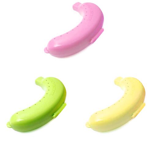 2023 Plastic Banana Protector Container Box Holder Case Food