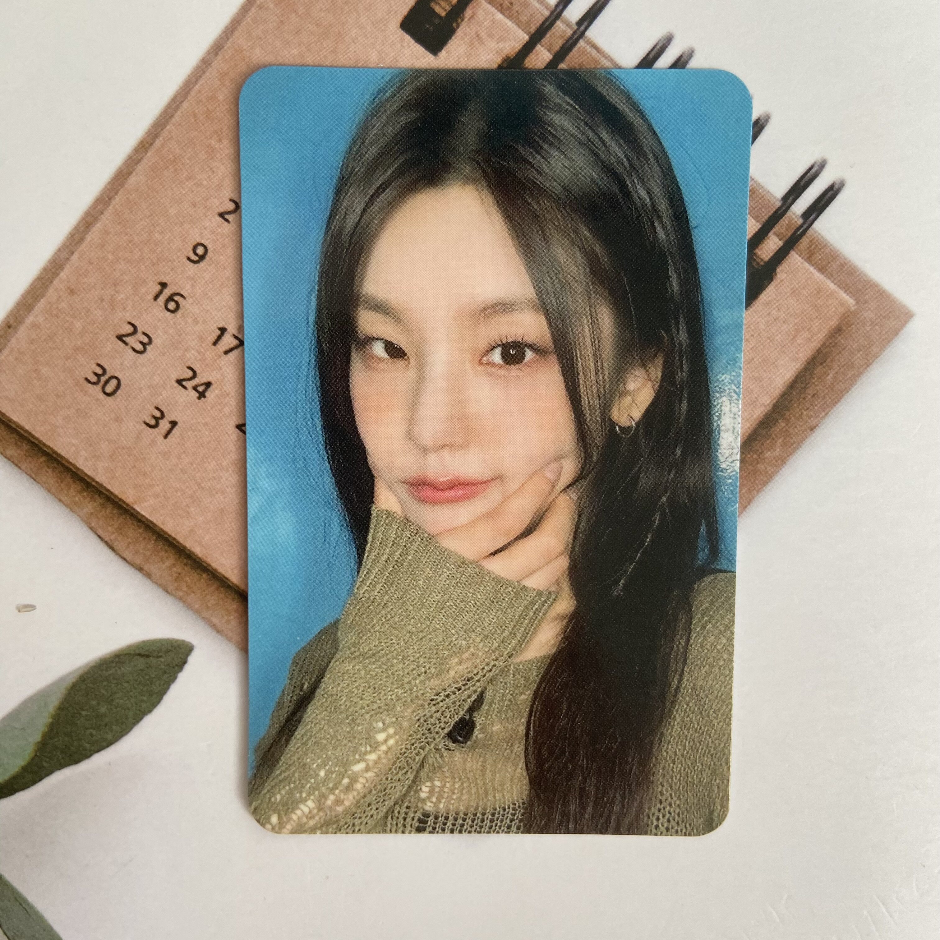 ITZY GOLD星河1.0捏脸志 黄礼志星河预售特典小卡 梯一击 mini9