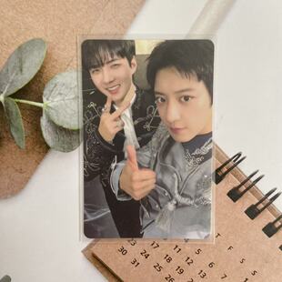 EXO 朴灿烈吴世勋快闪线下随机小卡 灿勋REVERXE周边专辑卡