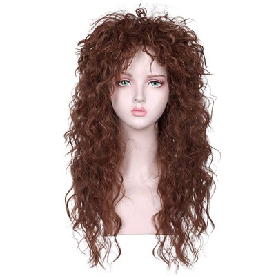 Mens Fluffy Hairstyle Beggar Maniac Full Headgear Beggar Wi