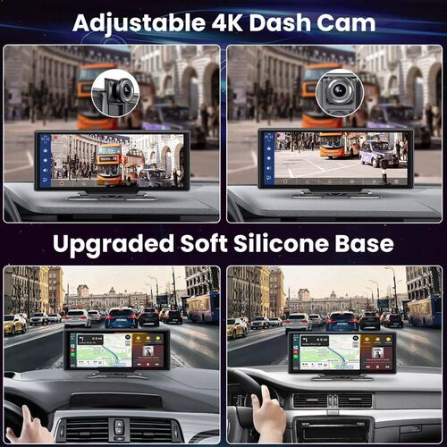 10.26 Car Monitor Dash Cam 4K Car Mirror Video Player Wire