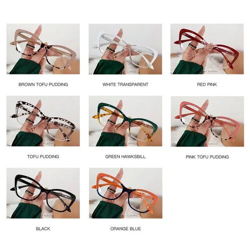 Gradient Color Fashion Tr90 Anti Blue Light Blocking Cat Eye