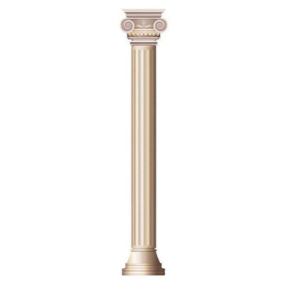Creative 3D Roman Column Wall Decal for Office and Home