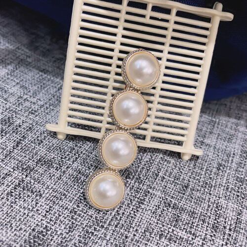 Hairpin Fashion Macaron Side Clip Pearl HairpinIns Hairpin F