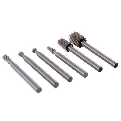 1~15PCS Rotary Cutter File HSS Routing Router Drill Bits