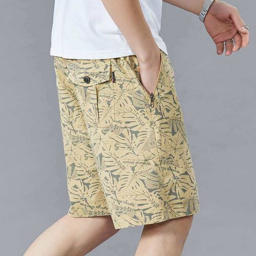 Shorts Mens Summer Loose Casual Pants Cotton Househol Large