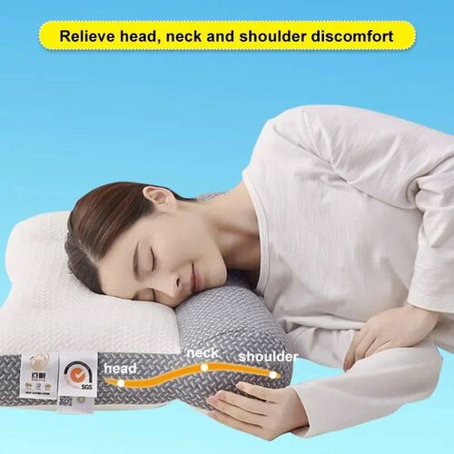 Orthopedic Reverse Traction Pillow Protects Cervical Vertebr