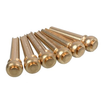 6 Pcs Acoustic Guitar Bridge Pin Guitar Strings Nail Solid C