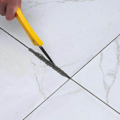 Grout cleaning knife, scraper, construction tools, grout bla