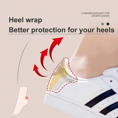 1pair Shoe Pads Anti Wear Heel Insoles Patch Unisex Cushion