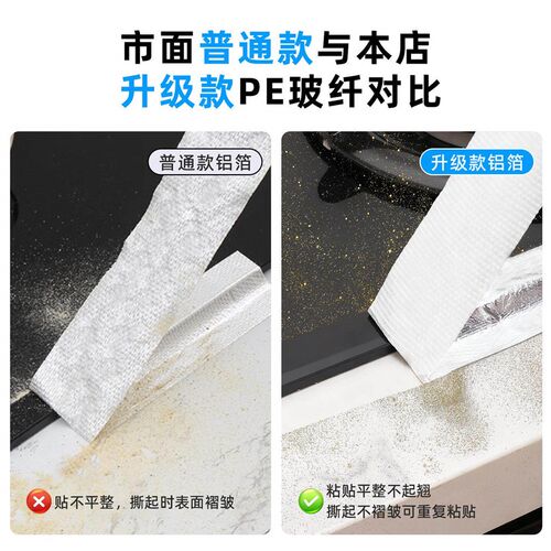 Thickened Aluminum Foil Tape, Heat-Resistant for Patching Po