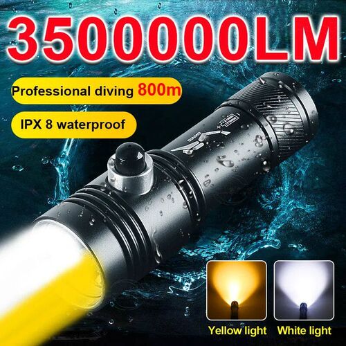 XHP 70 Professional Diving Flashlight High Power Led Flashli