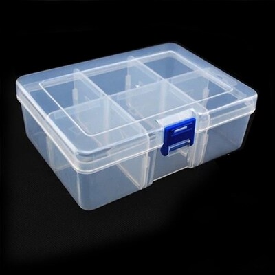 Multi Grids Plastic Detachable Storage Boxes Bins for Tools&