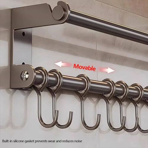 Stainless Steel Kitchen Utensil Shelves Spoon Holder Dishclo