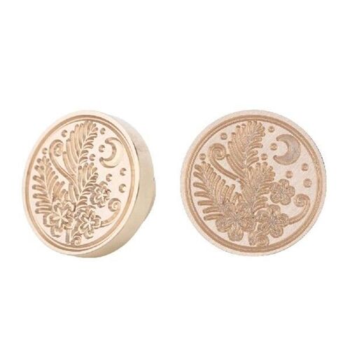 Retro Wax Stamp Sealing Custom Stamp  Plant Wood Wax Seal