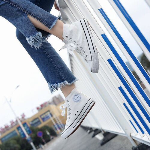 Mens shoes High-top  Shoes Fashion Style Footwear Couple Hi