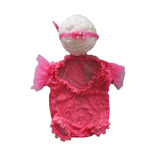 Baby Photo Lace Hone Baby Photography White Pearl Skirt Suit