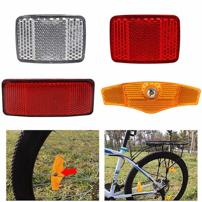 Bicycle Handlebar Reflector Kit Bike Wheel Reflective Front