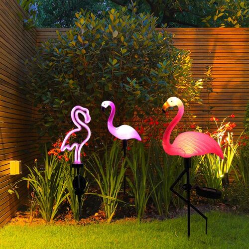 Solar Flamingo Light LED Outdoor Courtyard Lamp Garden Light