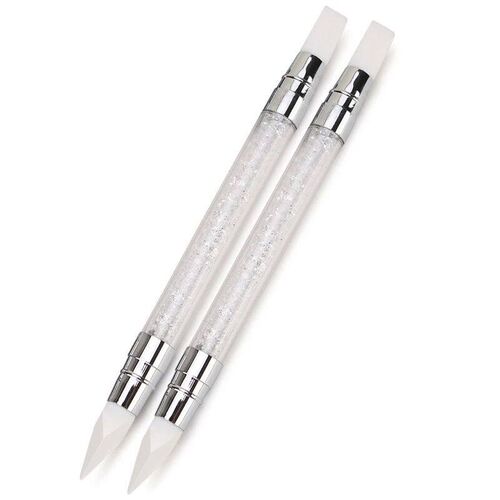 1Pc Dual-ended Silicone Sculpture Pen for Nail Art, Easy and