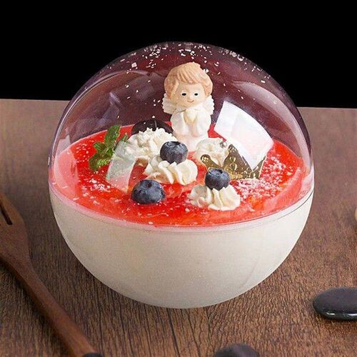 10 Pcs Round Candy Container Small Cake Containers with