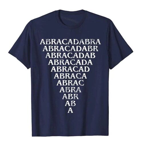 Abracadabra Triangle Amulet Magic Abracadabrangle Occult T-S