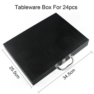 Tableware Box For 16/24 Pcs Dinnerware Set Antioxidative Woo