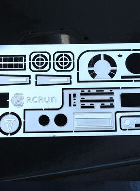 1/10 rc crawler car upgrade accessories cab interior dash bo