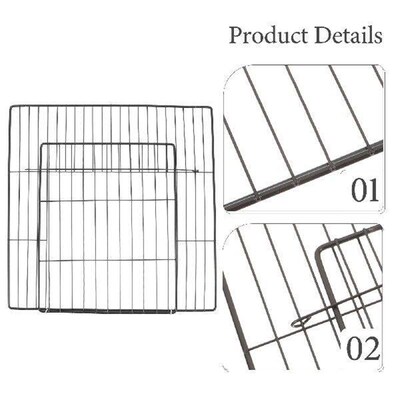 Puppy Pet Playpen Cat Cage Piece Fence Door Indoor for Dog