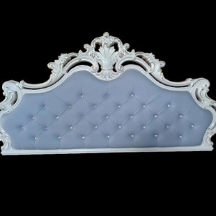 欧式床头板 软包床靠背2米法式烤漆公主1.8米床头板人奢华床头