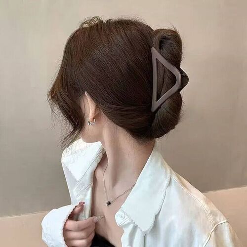 New Fashion Metal Hollow Out Hair Claws Vintage Geometric Ha