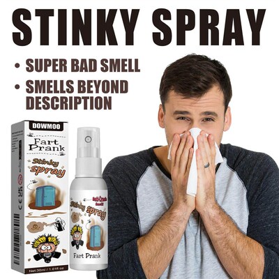 Dowmoo Stinky Spray Prank Toy - Liquid Spray for Long-lastin