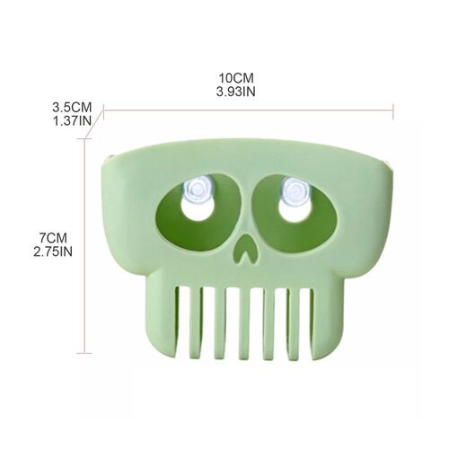 Creative Skull Shape Sponge Holder Drain Rack for Kitchen Si