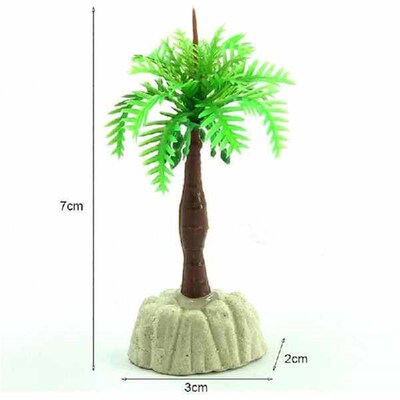 10 Pieces Mini Fake Artificial Aquarium Decor Plants Water