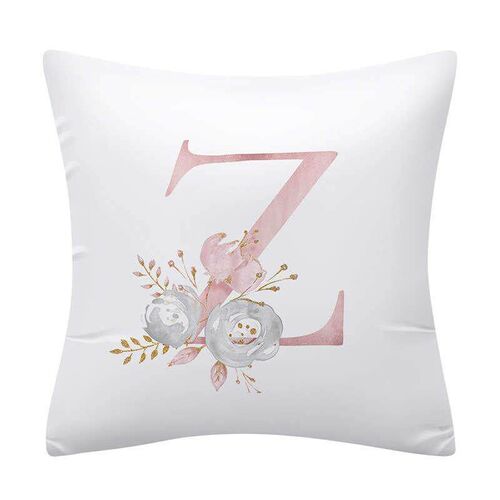 Pillow Cover Geometric Print Cushion Covers English alphabet