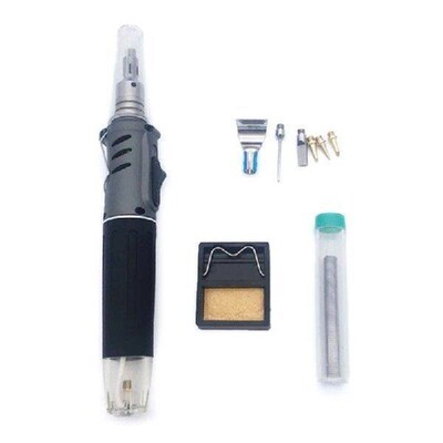 10 in 1 Gas Soldering Iron Portable Cordless Welding Torch