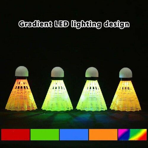 6Pcs/Set LED Light-up Badminton Balls Colorful LED Foamed