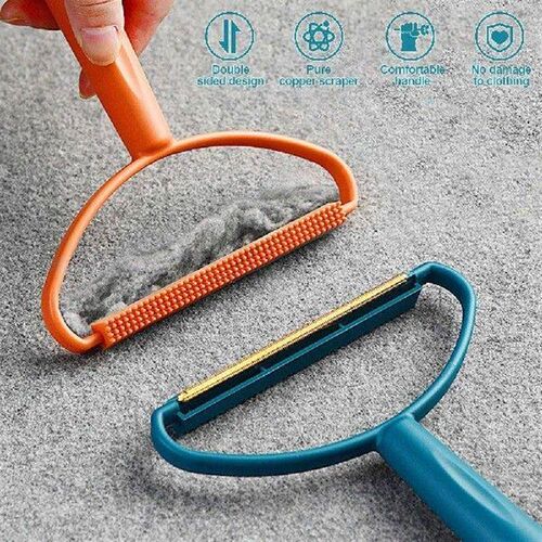 Pet Hair Remover Portable Manual Scraper Lint Cleaner