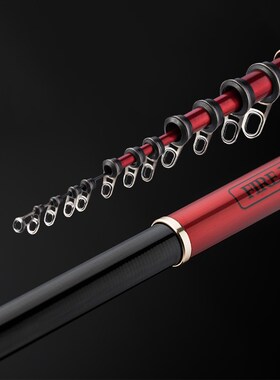 DyKo 极牙长节矶钓竿5.3米0.8/1.5/2号斜环超轻超硬碳素鱼杆