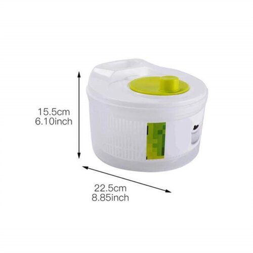 Salad Spinner Lettuce Greens Washer Dryer Drain Crisper Stra