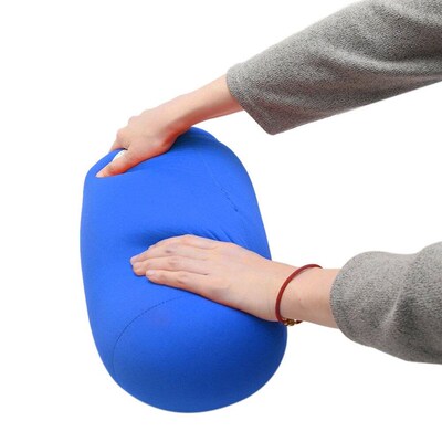 Microbead Roll Cushion Neck Waist Back Head Support Sleep Pi